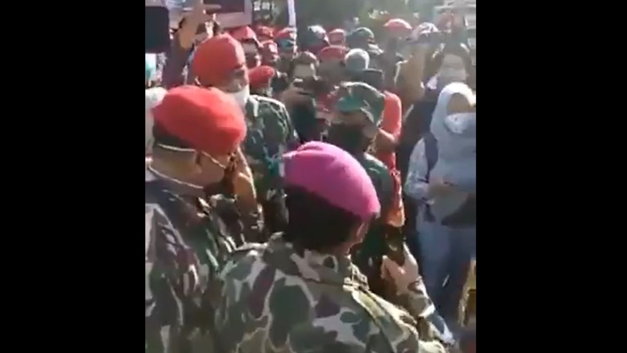 Detik-Detik Jenderal Gatot Nurmantyo Diadang Dandim Jakarta Selatan Saat Ziarah di TMP Kalibata