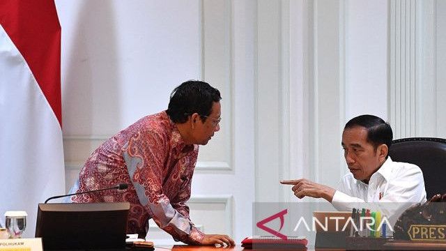 Mahfud MD Ungkap Isi Pertemuannya dengan Jokowi di Istana Sore Tadi