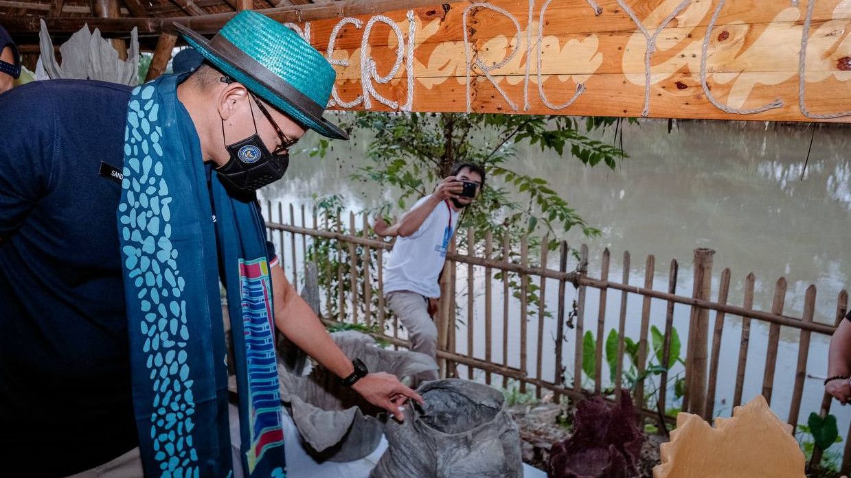 Masuk Kandidat Creative Corner, Sandiaga Uno Ajak Olah Limbah di Sungai Cisadane Jadi Produk Ekraf
