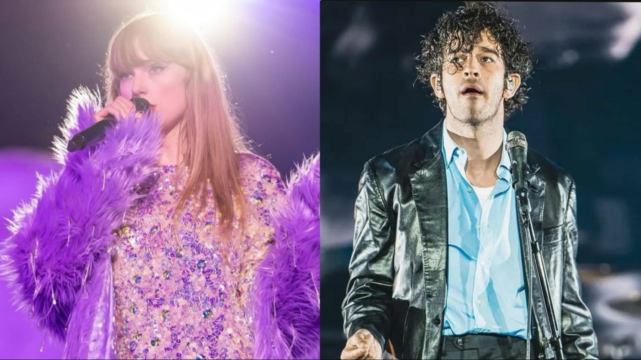 Heboh Digosipkan Pacaran, Matty Healy Vokalis The 1975 Kepergok Asyik Nonton Konser Taylor Swift