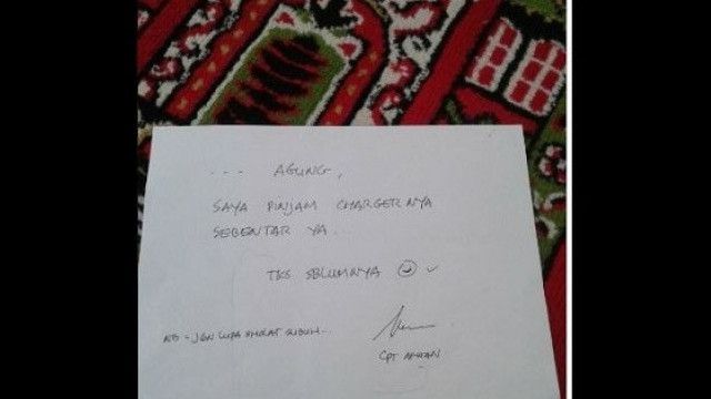 Viral Surat dari Kapten Afwan, Pilot Pesawat Sriwijaya Air SJ182 yang Pinjam Charger dan Ingatkan Salat