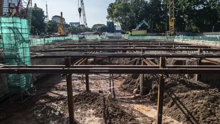 Jembatan Kuno Ditemukan di Proyek Pembangunan MRT Glodok