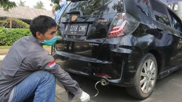 2.280 Mobil Ikut Uji Emisi di Kota Tangerang, 171 Tak Lolos
