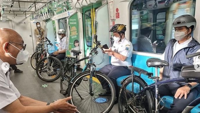 Wajib Tahu! Syarat dan Aturan Bawa Sepeda di MRT