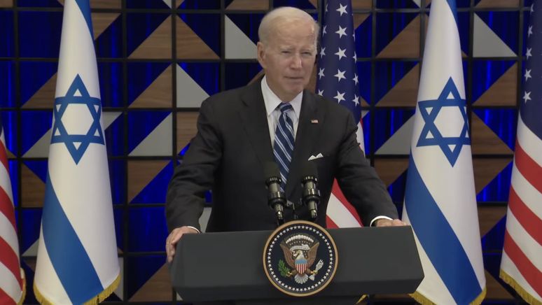 Presiden AS Joe Biden Bungkam Saat Ditanya Apakah Israel Melanggar Hukum Perang