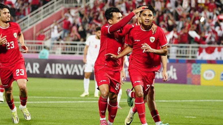 Piala Asia U-23, Indonesia Unggul 2-0 atas Jordania pada babak pertama