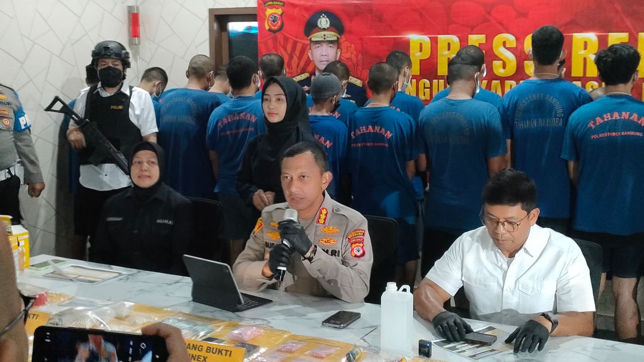 Polisi Tangkap 51 Bandar Narkoba di Kota Bandung, Ada yang Jual Sabu Campur Etanol