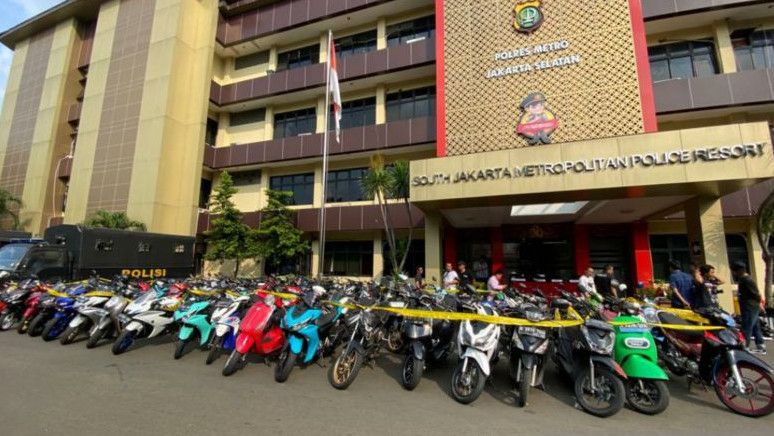 309 Telibat Balap Liar di Jalan Layang Tol Casablanca di Jakarta Selatan