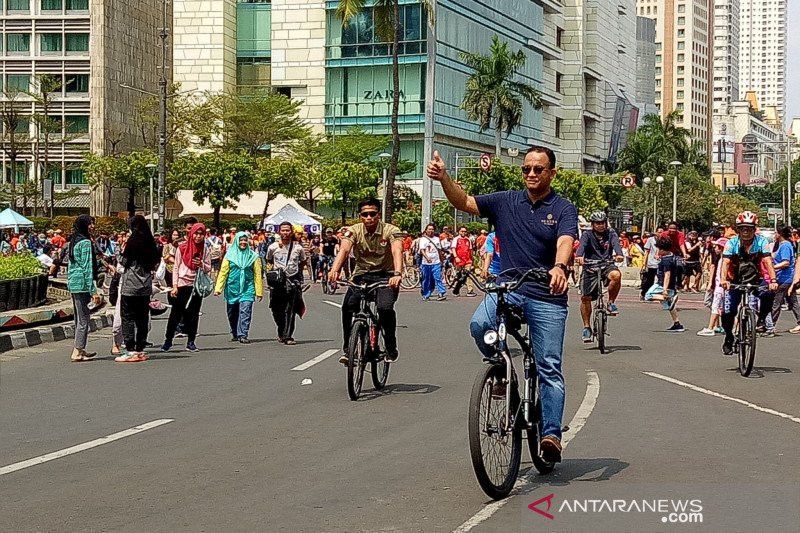 Bakal Bangun Infrastruktur, Anies: Sepeda Harus Diubah dari Sport ke Transport