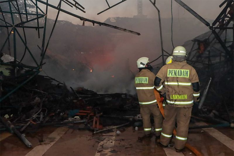 Heru Budi Bakal Perbaiki Masjid JIC Jakut yang Runtuh Kubahnya Pakai APBD