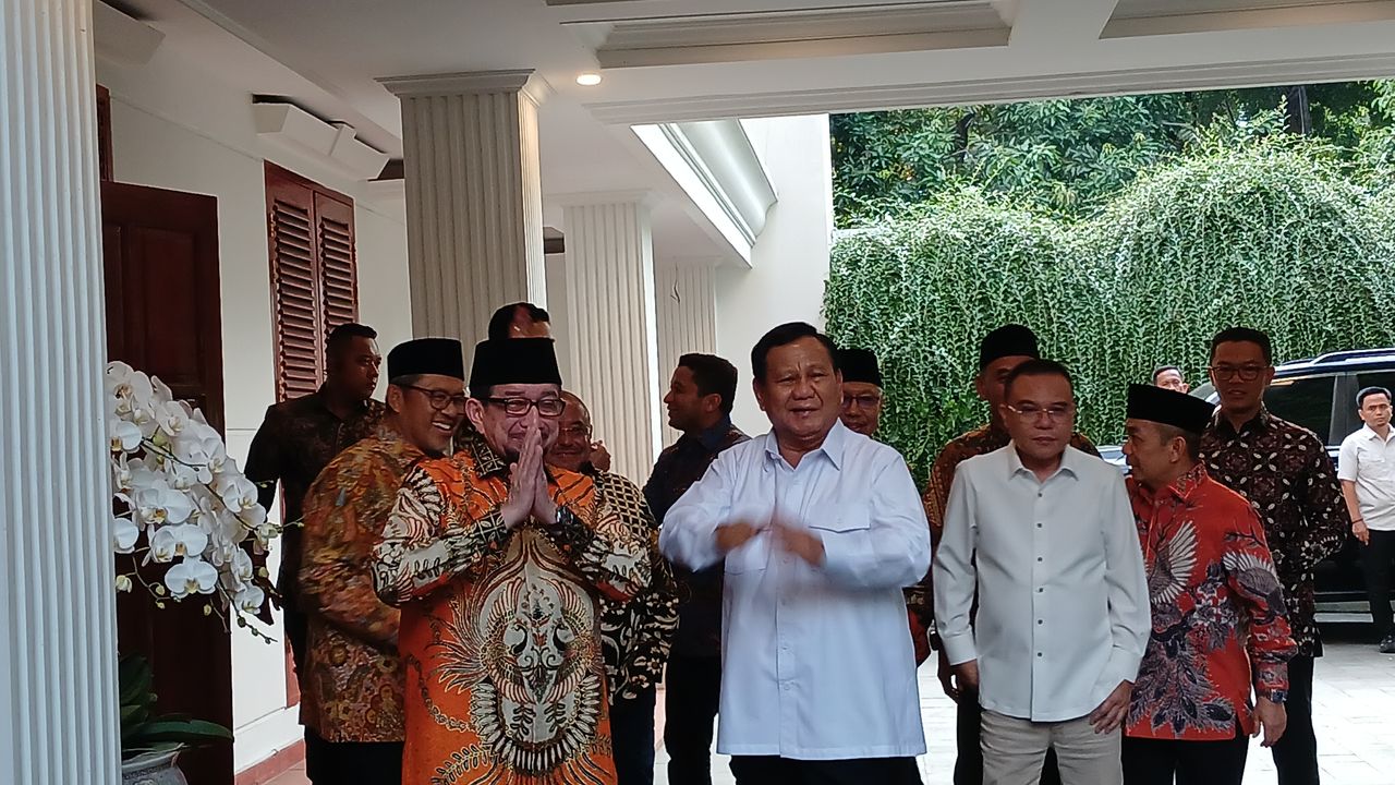 Terima Kunjungan DPP PKS di Kertanegara, Prabowo: Kawan Lama Ketemu lagi