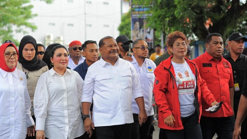 Massa dari Seluruh Penjuru Maluku Menyemut dalam Kampanye Akbar JAR-AMK di Ambon