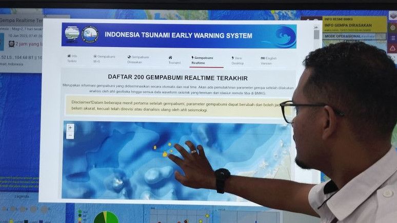 BMKG: Gempa M 7,0 di Laut Maluku Diikuti 10 Kali Susulan
