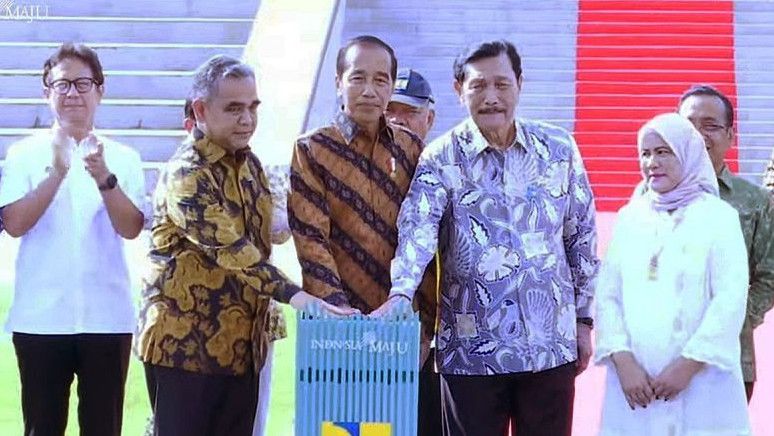 Masih 'Finishing', Jokowi Serahkan Peresmian Istana Garuda kepada Prabowo