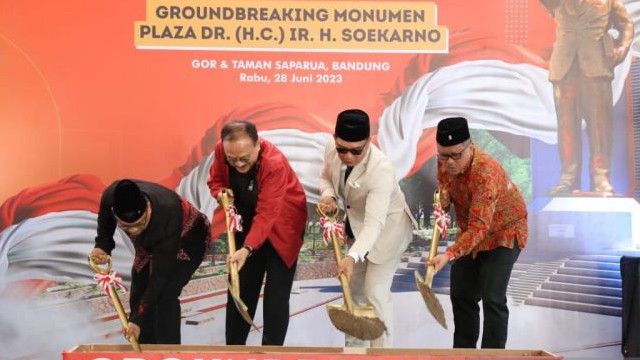 Miliki Tinggi 22 Meter, Patung Bung Karno Diklaim Jadi yang Tertinggi di Indonesia