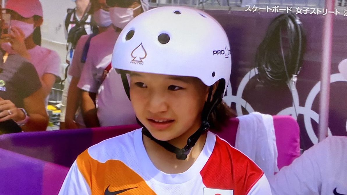 Keren! Usia 13 Tahun, Nishiya Dapat Emas Olimpiade Cabang Skateboard