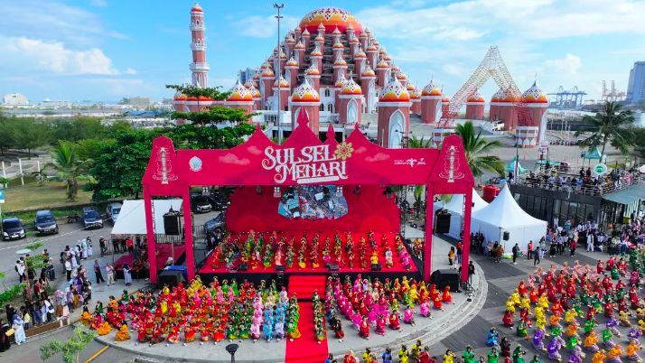 Digelar Meriah, Festival Sulsel Menari Sukses Pecahkan Dua Rekor MURI