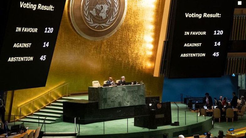 Gagal di Tangan Dewan Keamanan, Majelis Umum PBB Setujui Resolusi Gencatan Senjata