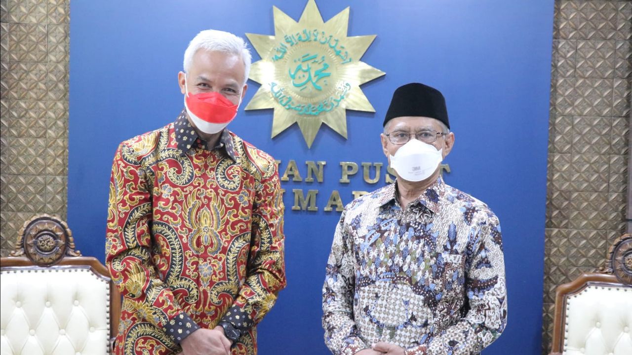 Ketemu Ketum Muhammadiyah, Ganjar Diajak Cerita soal Minyak Goreng
