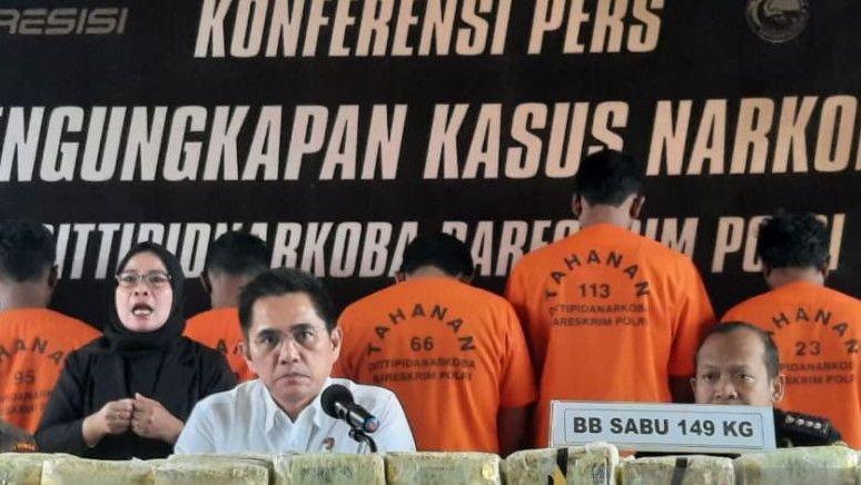 Bareskrim Polri Gagal Penyelundupan 149 Kilogram Sabu Jaringan Aceh-Malaysia