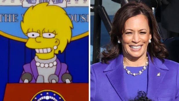 Bukan Settingan, Outfit Kamala Harris Saat Pelantikan Muncul di The Simpsons Sejak Tahun 2000