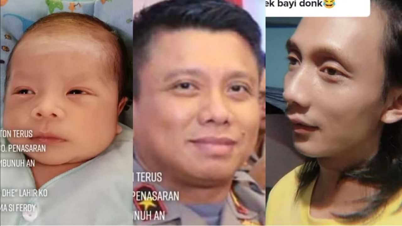 Saat Hamil Pantengi Kasusnya, Viral Wajah Bayi Disebut Mirip Ferdy Sambo, Netizen: Ya Allah Ngakak