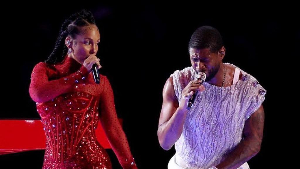 Gemparkan Super Bowl 2024, Usher Gandeng Ludacris hingga Alicia Keys Kolaborasi