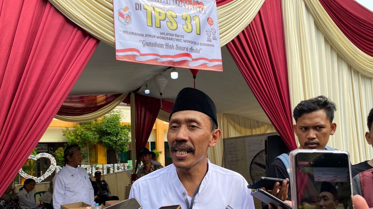 Prabowo-Gibran Menang Telak di TPS Khofifah di Surabaya