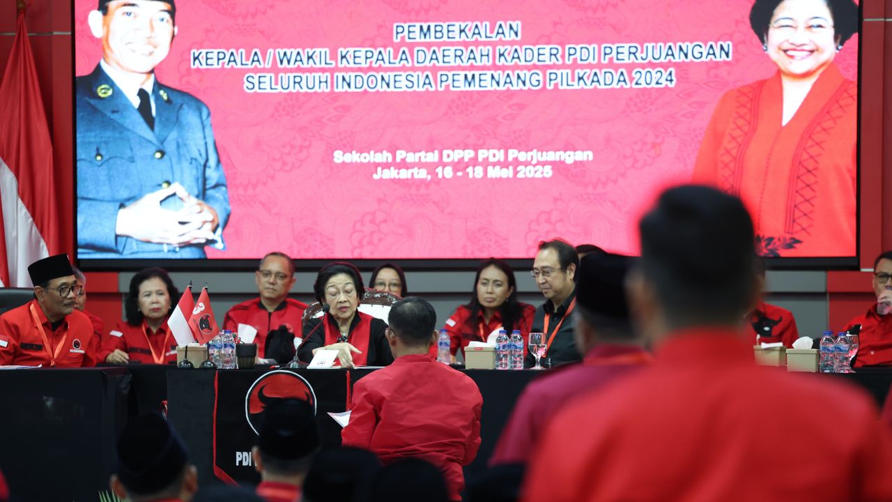 Megawati Uji Loyalitas Kader PDIP Lewat Pembekalan Kepala Daerah