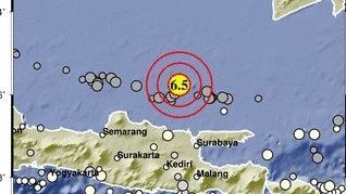 Gempa M6,5 Guncang Daerah Tuban Jatim, BMKG: Tidak Berpotensi Tsunami
