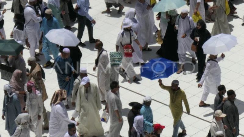 Suhu Puncak Haji Diprediksi Ekstrem, Jamaah Diimbau Waspada Terkena Heatstroke, Begini Cara Cegahnya