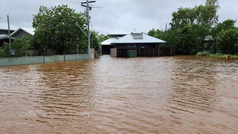 Australia Barat Laut Dilanda Banjir Besar, Warga Dievakuasi Pakai helikopter