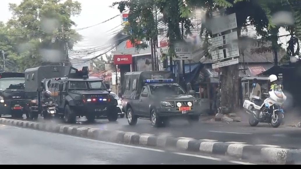 Beredar Video Kendaraan TNI Show of Force di Depan Markas FPI Petamburan, Ini Penjelasan TNI