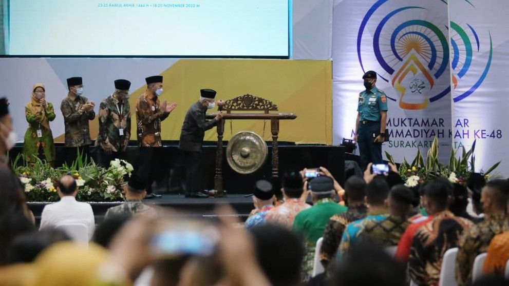 Tutup Muktamar Muhammadiyah dan Aisyiyah, Wapres Berpesan Jaga Persatuan Jelang Pemilu: Bagimu Capresmu, Bagiku Capresku