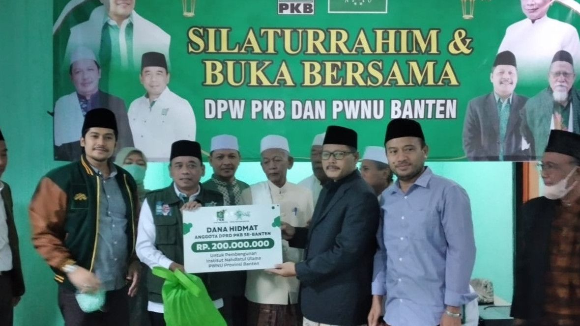 Aksi Anggota DPRD PKB se-Banten Sumbang Rp200 Juta Bantu Pembangunan Institut NU