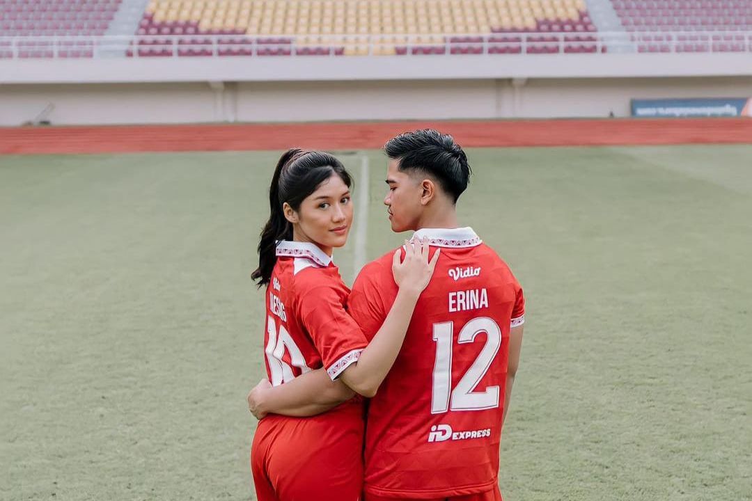 Kaesang dan Erina Gudono Foto Prewedding di Stadion Manahan Solo, Gibran: Harusnya Bayar