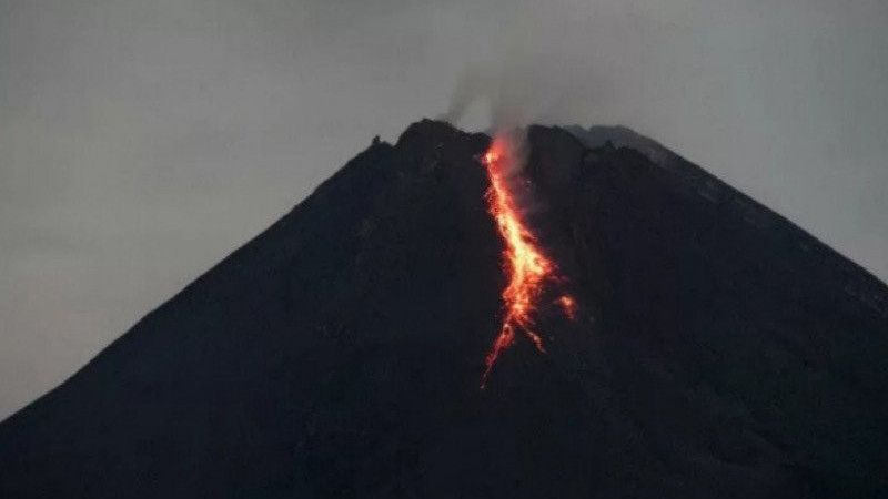 Berstatus Siaga, Gunung Merapi Luncurkan Lava Pijar Sejauh 1 Km