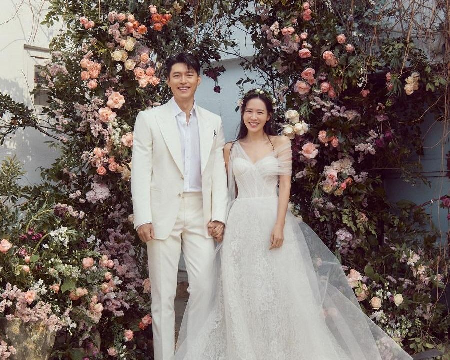 hyun bin dan son ye jin resmi menikah (instagram/vast.ent)