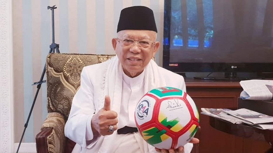 Ma'ruf Amin Minta Timnas Indonesia Contoh Timnas Maroko: Kalau Maroko Bisa, Kenapa Indonesia Tidak Bisa..