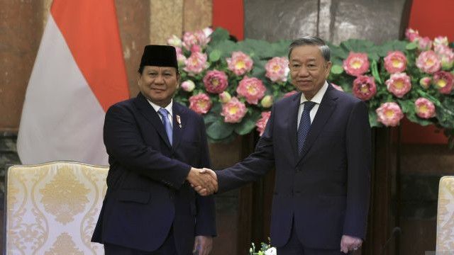 Temui Presiden Vietnam, Prabowo Diminta Bantu Latih Perwira Bersenjata