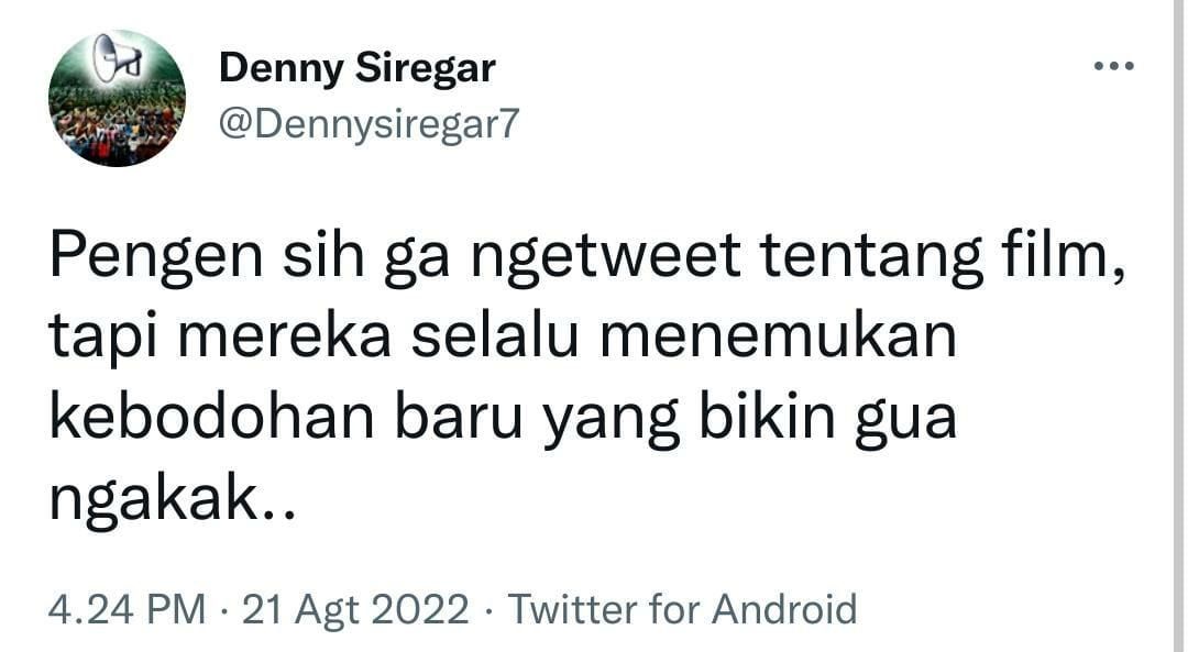 Cuitan Denny Siregar (Foto: Twitter/@Dennysiregar7)