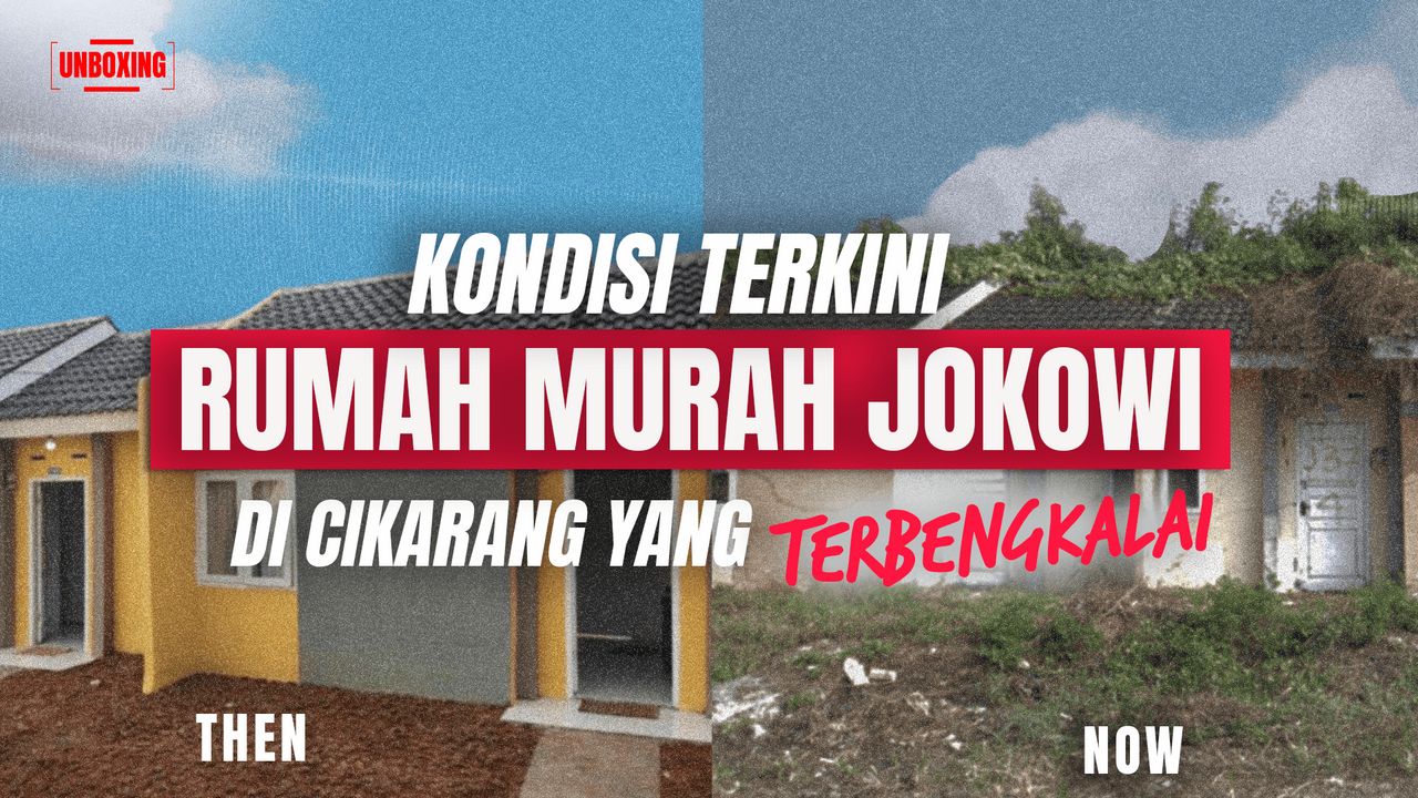 Kondisi Memprihatinkan Program Rumah Murah Jokowi