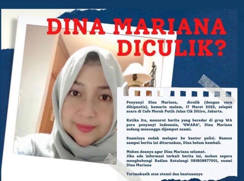 Kabar Dina Mariana sempat hilang (Foto: Instagram Stories/@yunishara36)