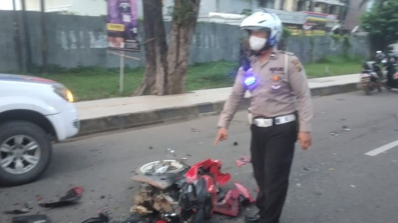 Detik-Detik Motor Sport Hancur Tak Berbentuk Saat Kecelakaan di Palembang, Pengendaranya Tewas