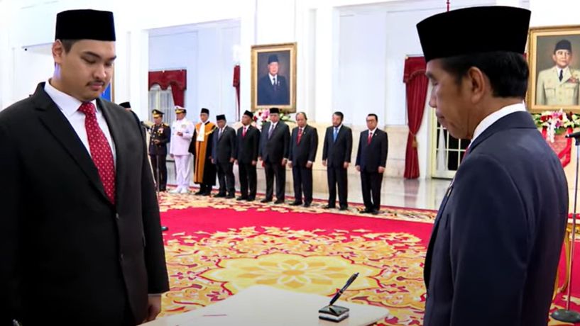 Sah, Jokowi Resmi Lantik Dito Ariotedjo Sebagai Menpora, Gantikan Zainudin Amali