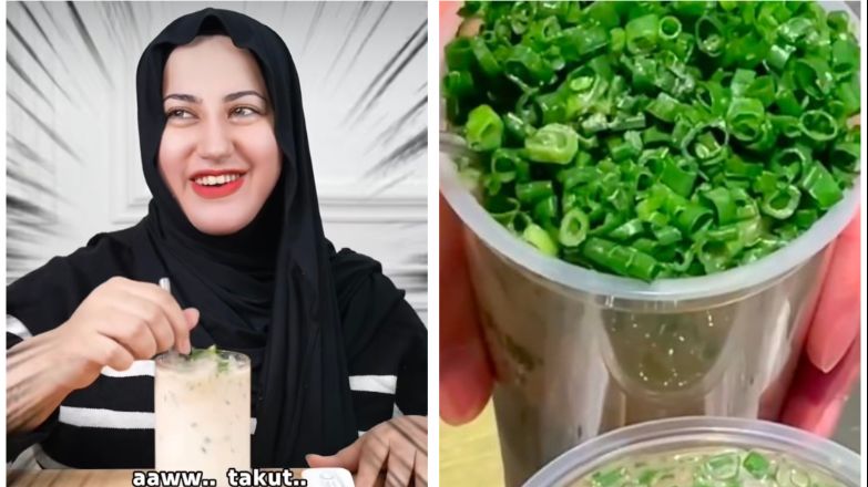 Sempat Takut Mencoba, Tasyi Athasyia Review Jujur Rasa Kopi Daun Bawang