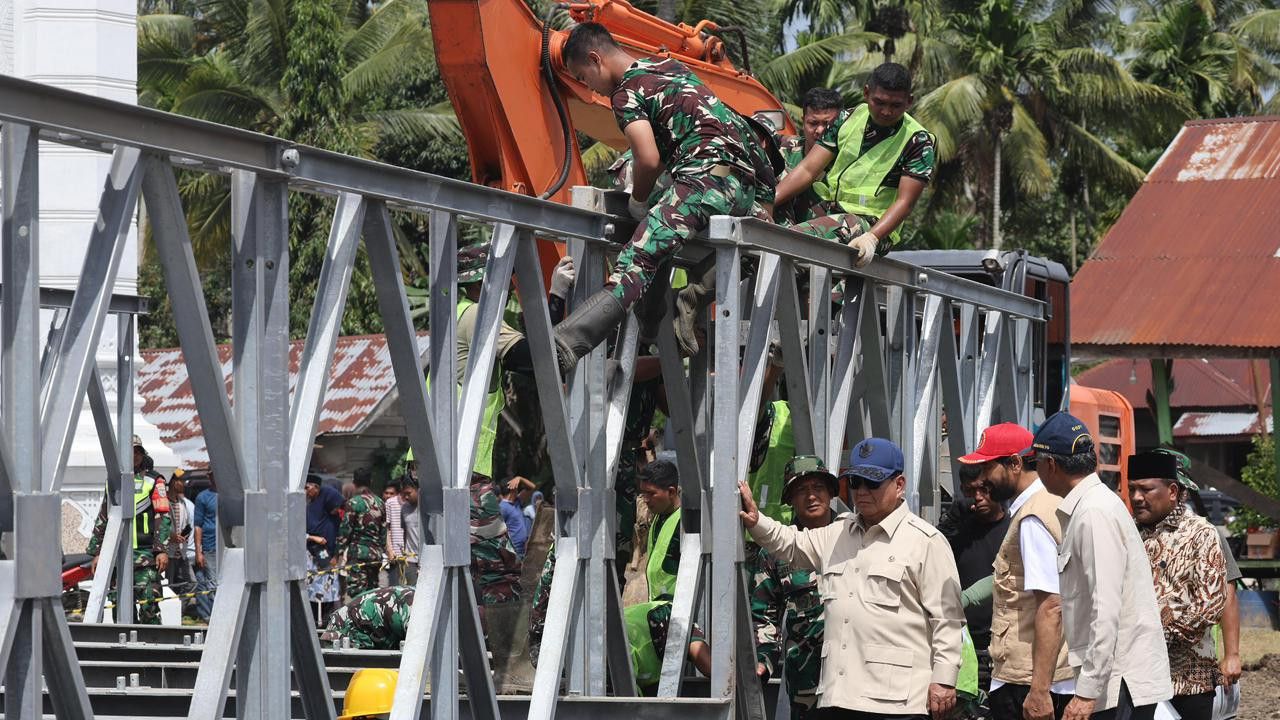 KSAD Maruli: Ada yang Sabotase Proyek Jembatan Bailey di Sumatra, Baut Dicabuti, Biadab!