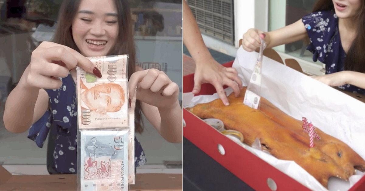 Setelah Money Cake, Kini Muncul Tren Babi Panggang Isi Uang untuk Pesta Ultah