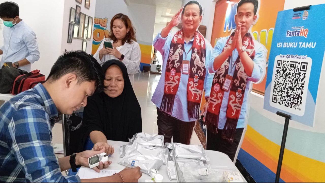 TKN Fanta Prabowo-Gibran Gelar Pemeriksaan Kesehatan Gratis