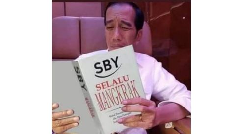 Heboh Foto Jokowi Baca Buku SBY Selalu Mangkrak, 'Pakde Sedikit Pusing', Benarkah?